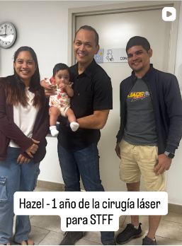 Hazel, un año después del láser